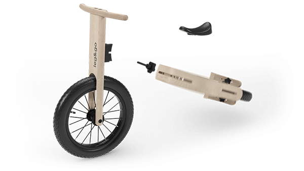 leg go balance bike. Transformable. Long lasting. Sustainable